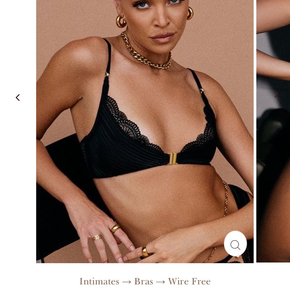 Bydee ELIRA BRALETTE IN NOCHE NWOT